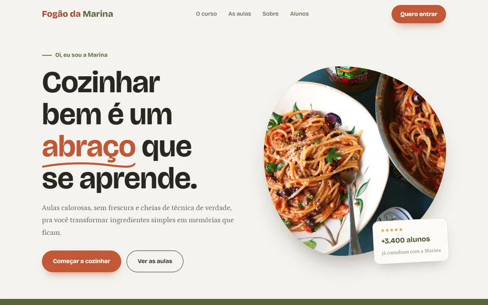 Capa do modelo Fogão de Casa, claro e caseiro